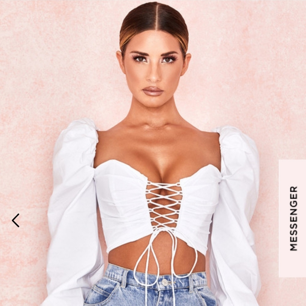 Lillianna Puffer Crop Top